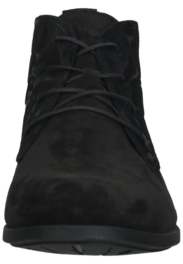 Think! Halbschuhe Veloursleder Schwarz Kombi