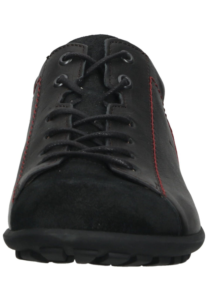 Think! Halbschuhe Veloursleder Schwarz Kombi