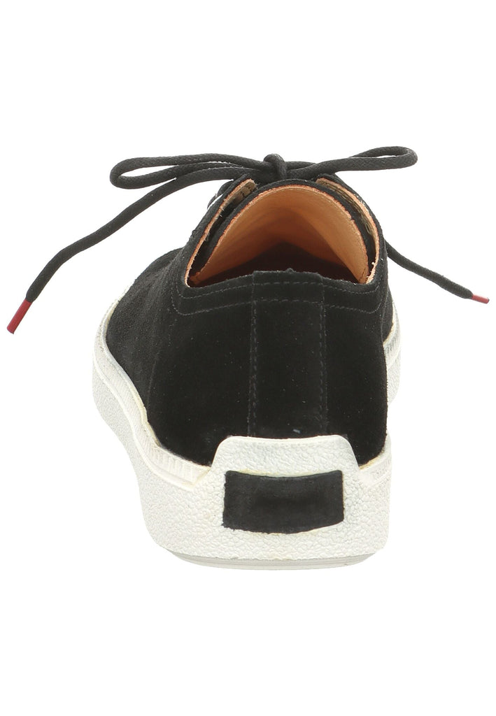 Think! Halbschuhe Veloursleder Schwarz/Weiß