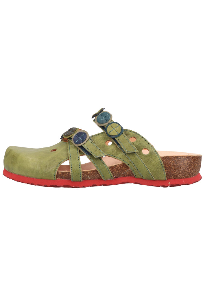 Think! Pantoletten Glattleder Apfel