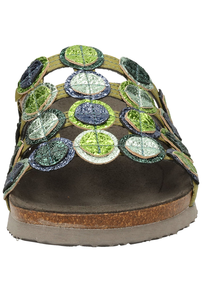 Think! Pantoletten Glattleder Apfel