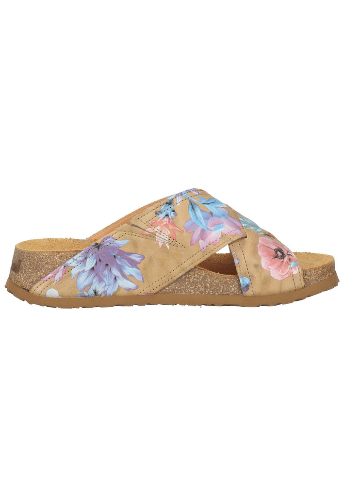 Think! Pantoletten Glattleder Beige