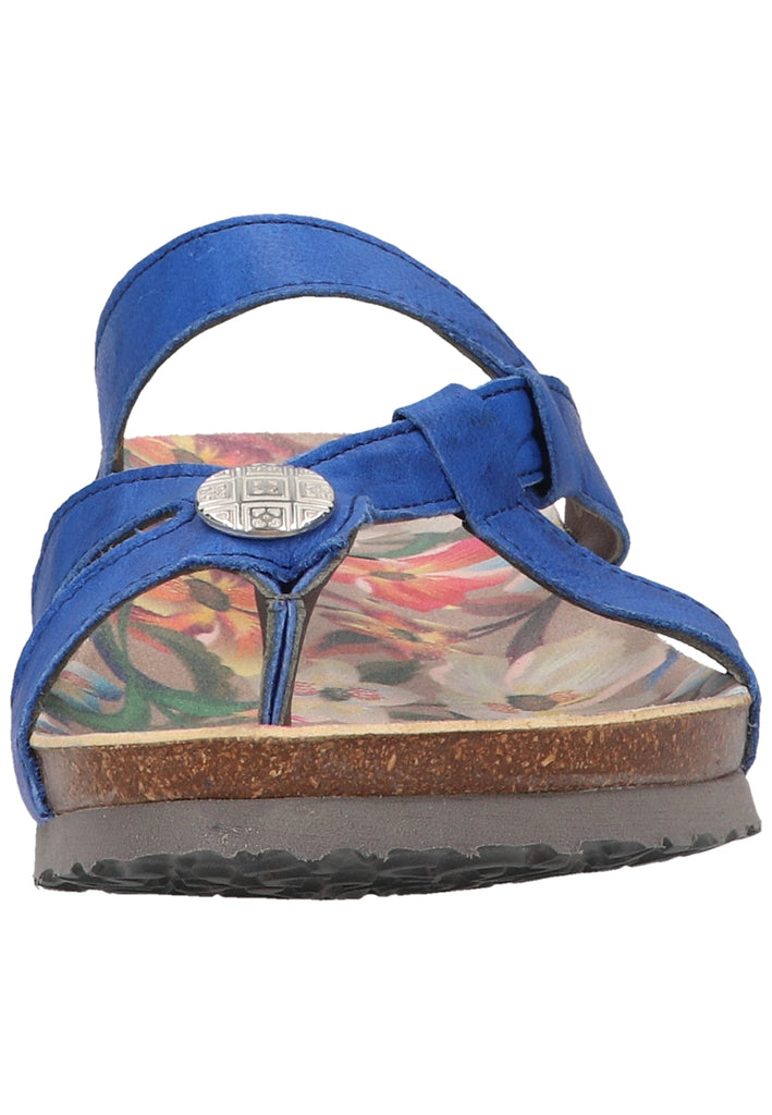 Think! Pantoletten Glattleder Blau