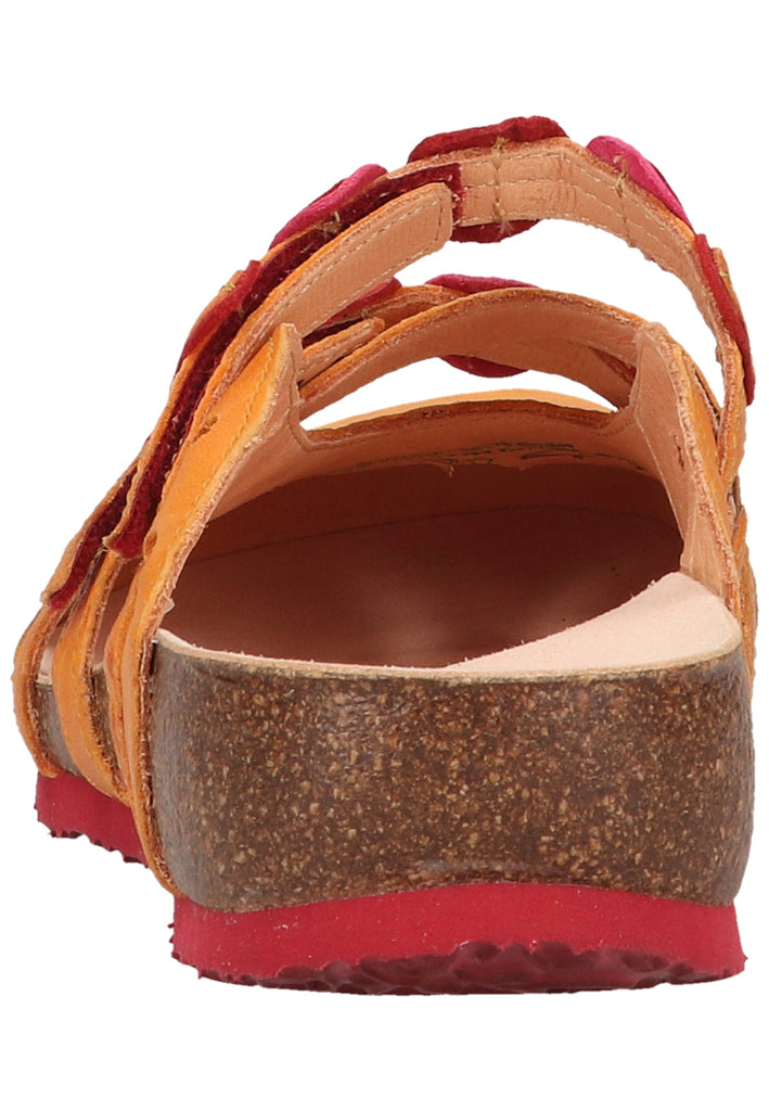 Think! Pantoletten Glattleder Gelb