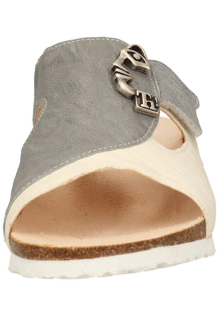 Think! Pantoletten Glattleder Ivory