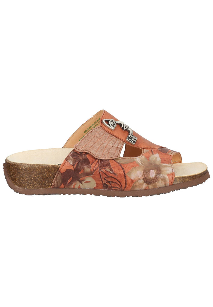 Think! Pantoletten Glattleder Mango