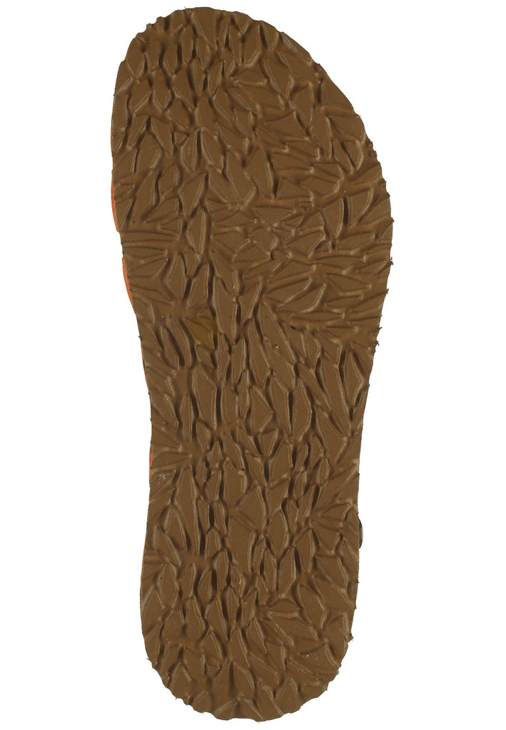 Think! Pantoletten Glattleder Orange