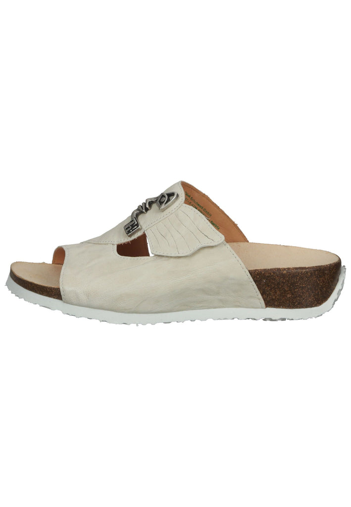 Think! Pantoletten Leder Beige