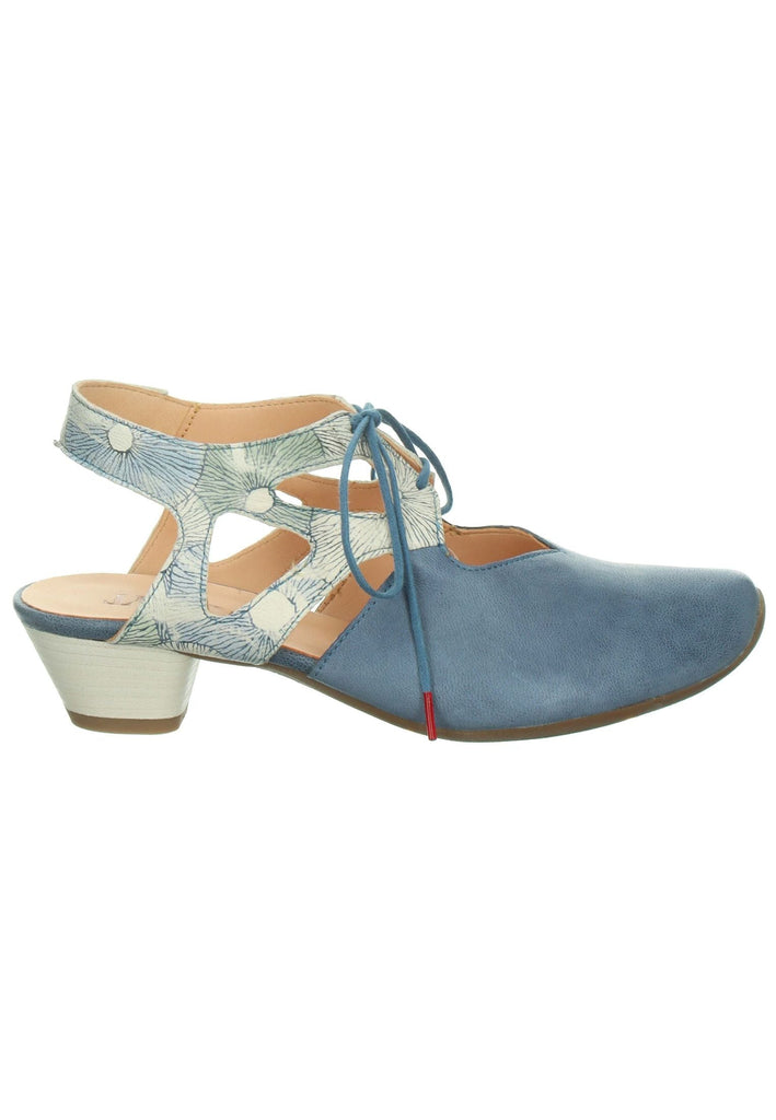 Think! Pumps Leder Denim