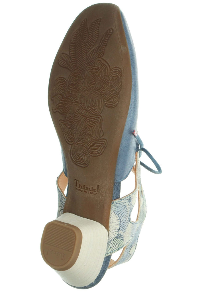 Think! Pumps Leder Denim