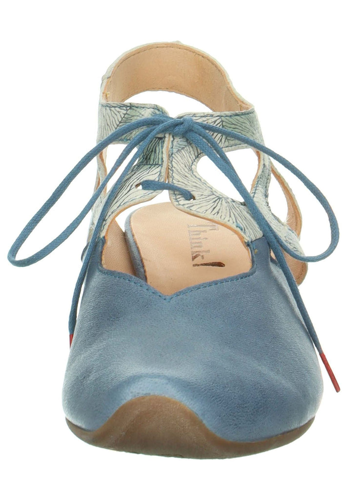 Think! Pumps Leder Denim
