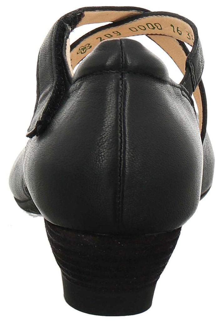 Think! Pumps Leder Schwarz