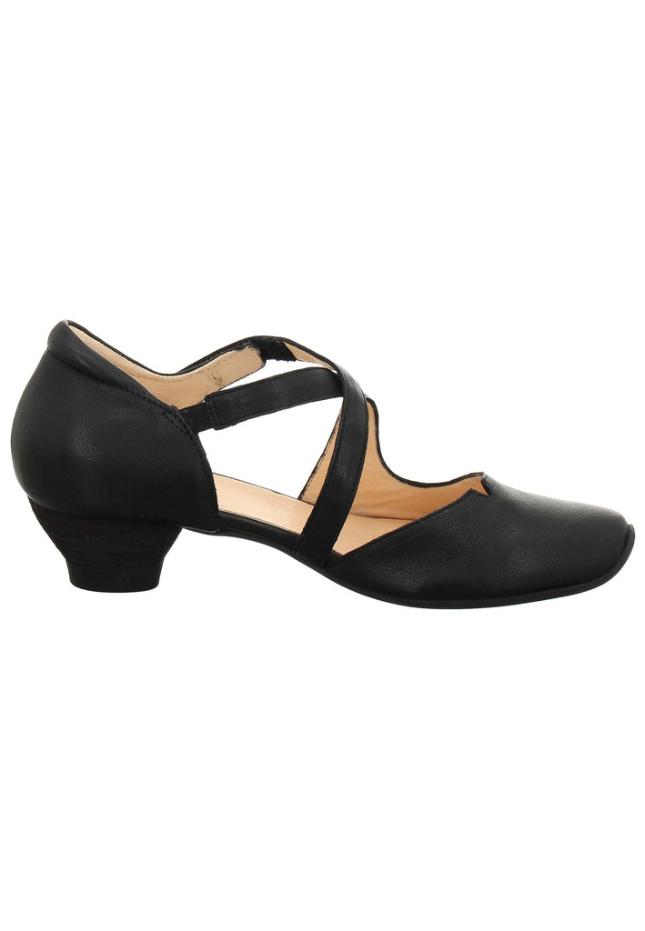 Think! Pumps Leder Schwarz