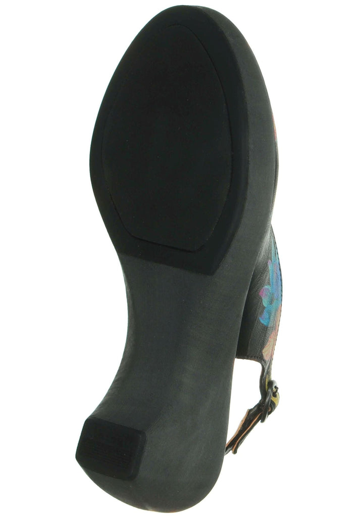 Think! Pumps Leder Schwarz