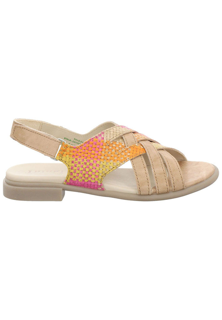 Think! Sandalen Leder Beige/Pink