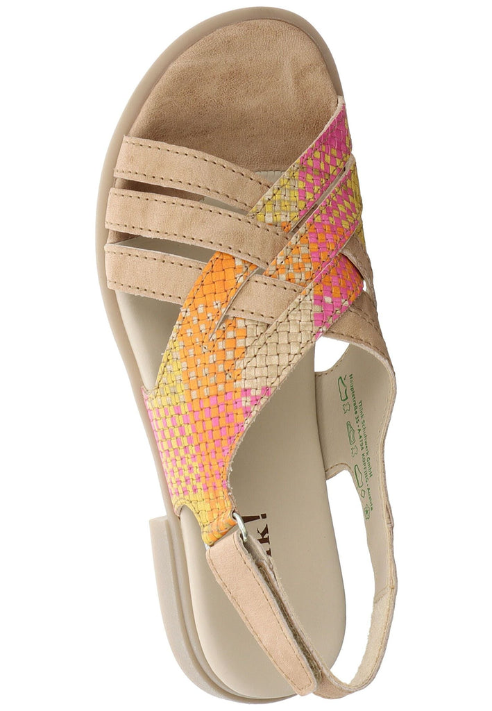 Think! Sandalen Leder Beige/Pink