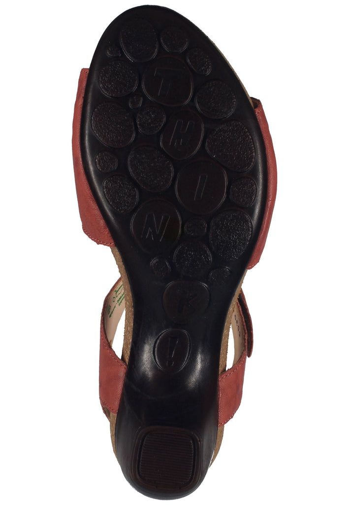 Think! Sandalen Leder Coral