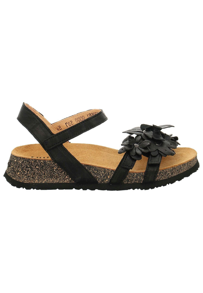 Think! Sandalen Leder Schwarz