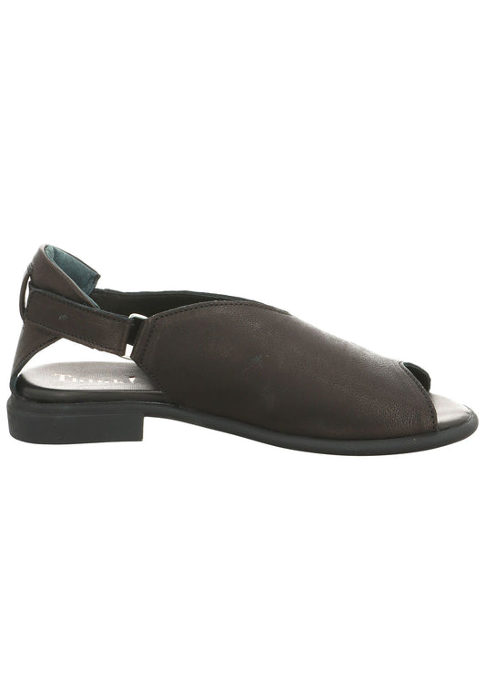 Think! Sandalen Leder Schwarz