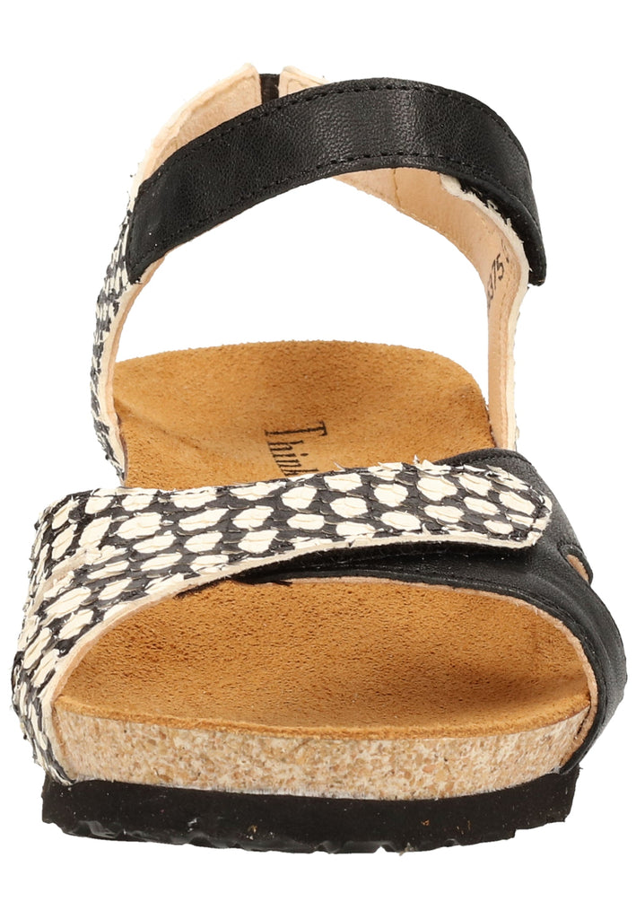 Think! Sandalen Leder Schwarz