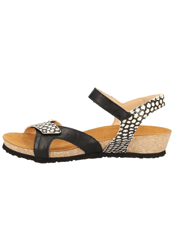 Think! Sandalen Leder Schwarz