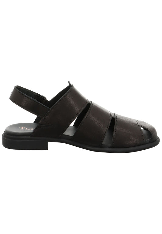 Think! Sandalen Leder Schwarz