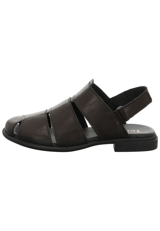 Think! Sandalen Leder Schwarz