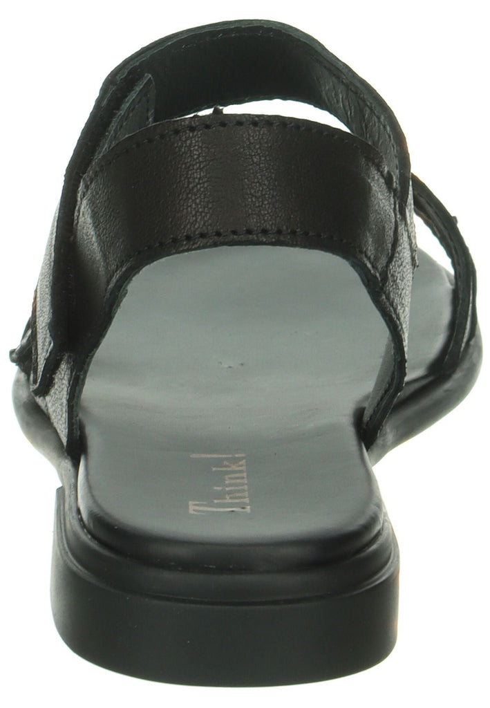 Think! Sandalen Nappaleder Schwarz