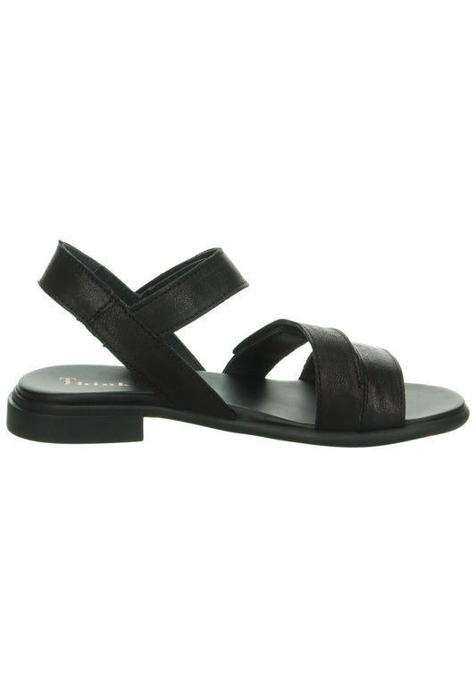 Think! Sandalen Nappaleder Schwarz