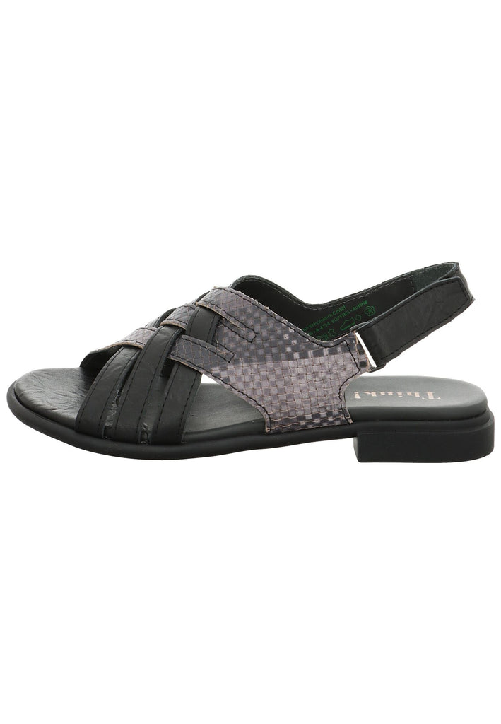 Sandalen Think! Sandalen Leder Schwarz Kombi