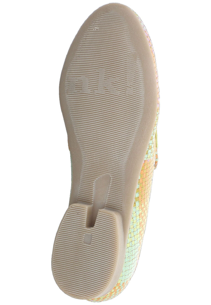 Think! Slipper Leder Grün/Kombi