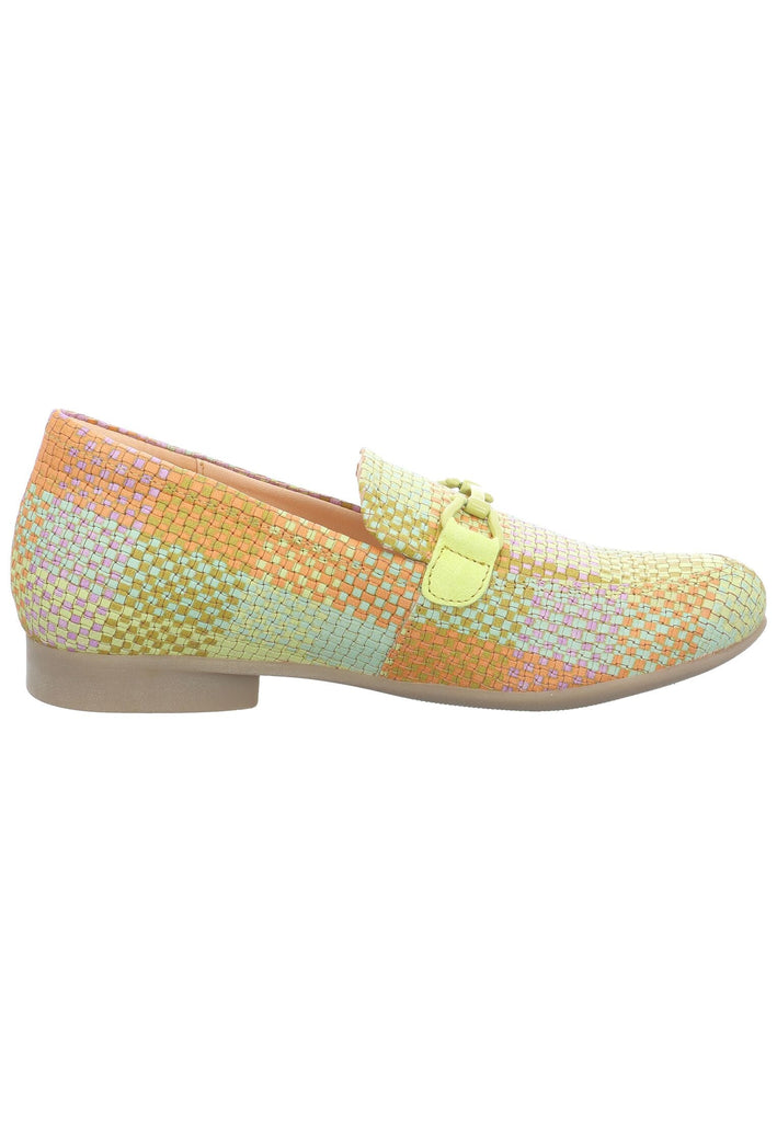 Think! Slipper Leder Grün/Kombi