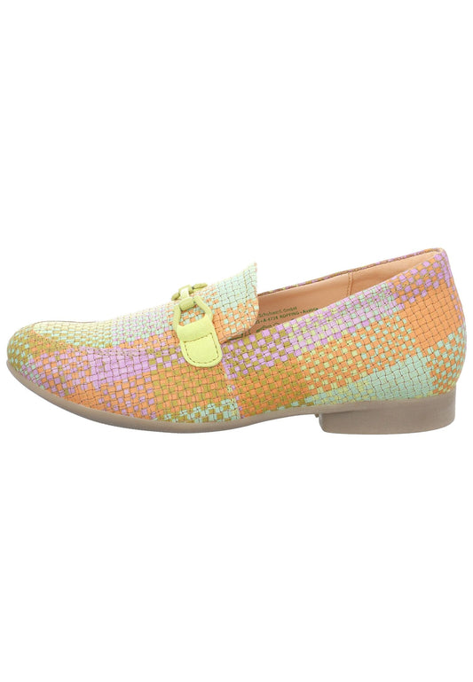 Think! Slipper Leder Grün/Kombi
