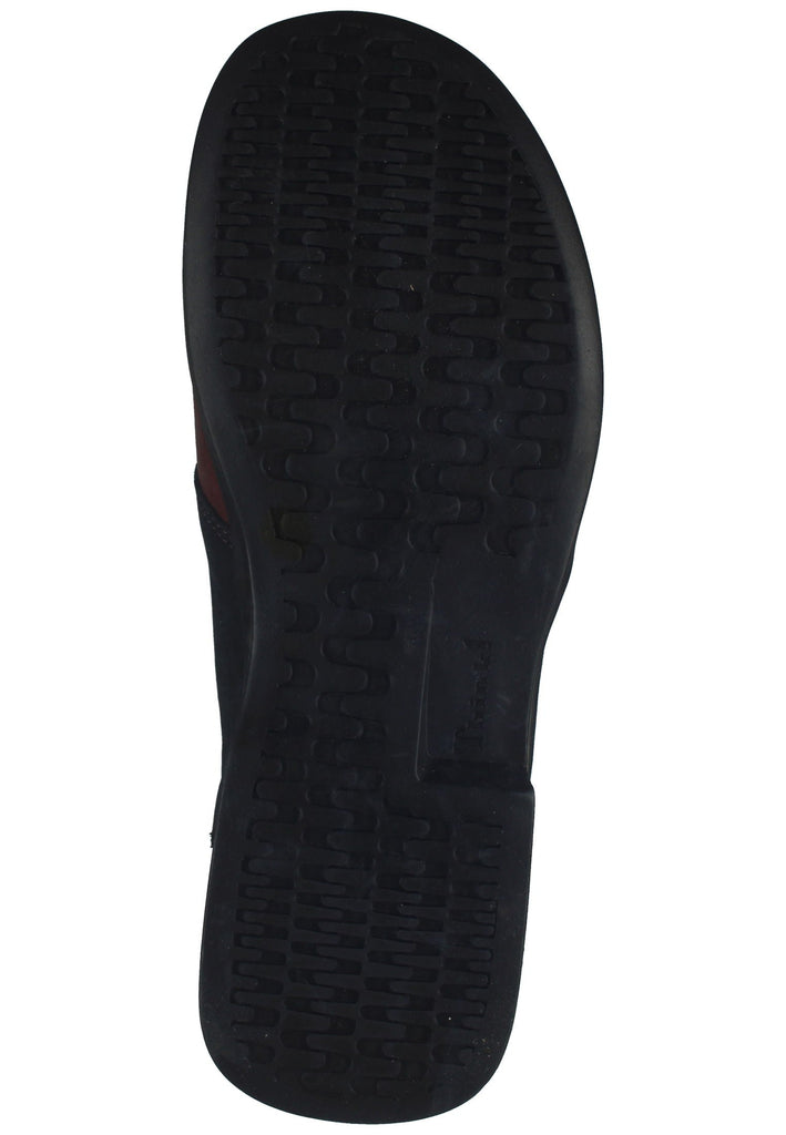 Think! Slipper Leder Rubinrot