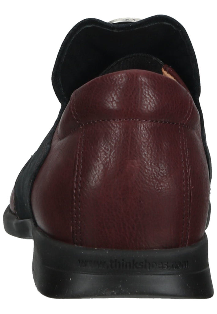 Think! Slipper Leder Rubinrot