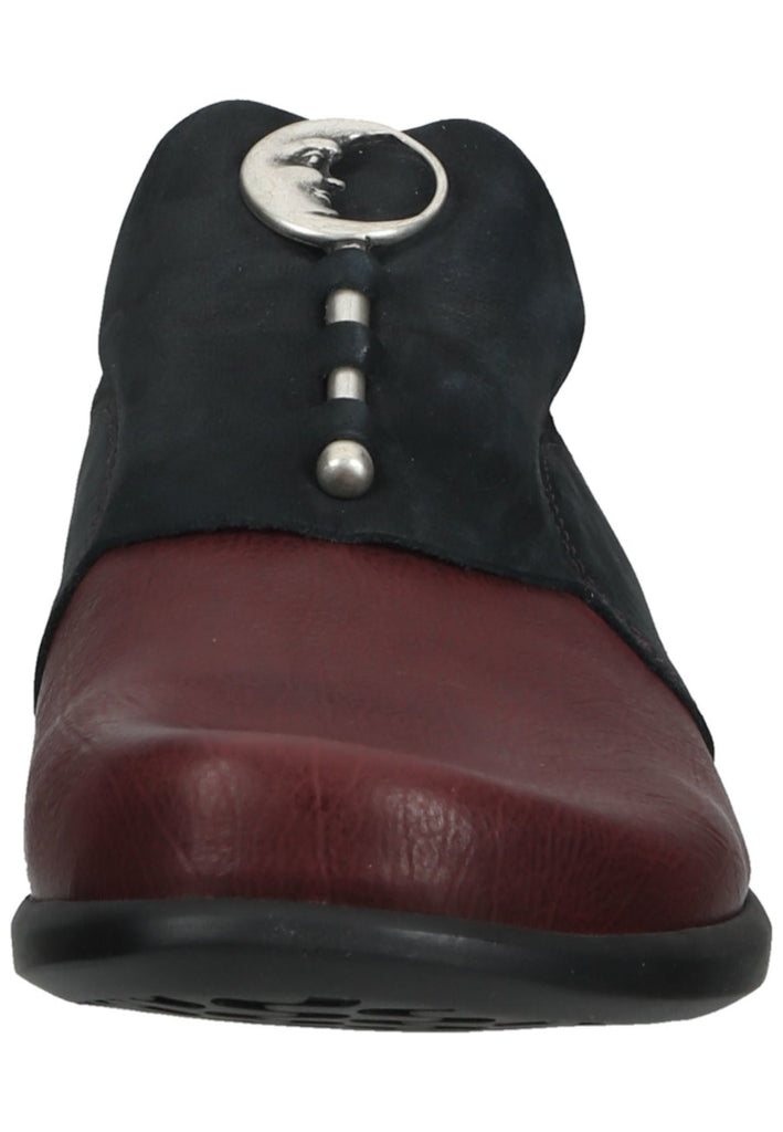 Think! Slipper Leder Rubinrot