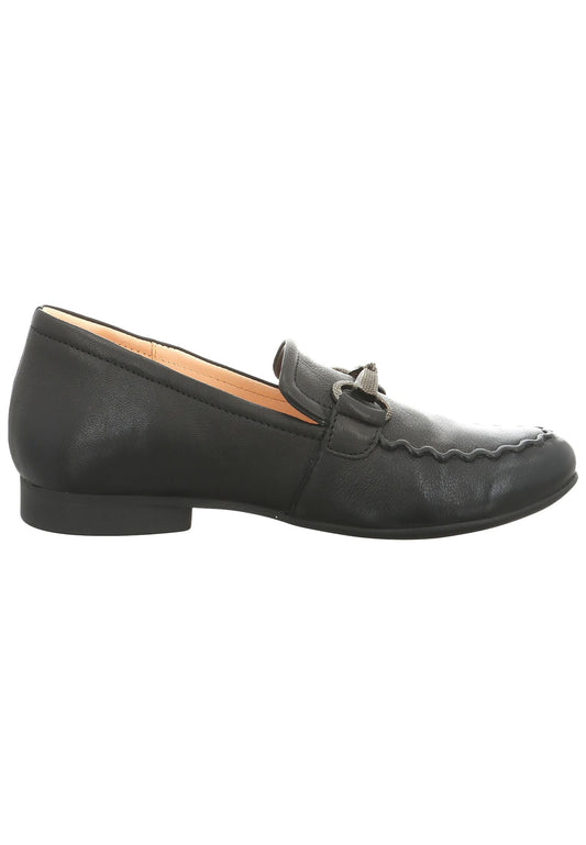 Think! Slipper Leder Schwarz