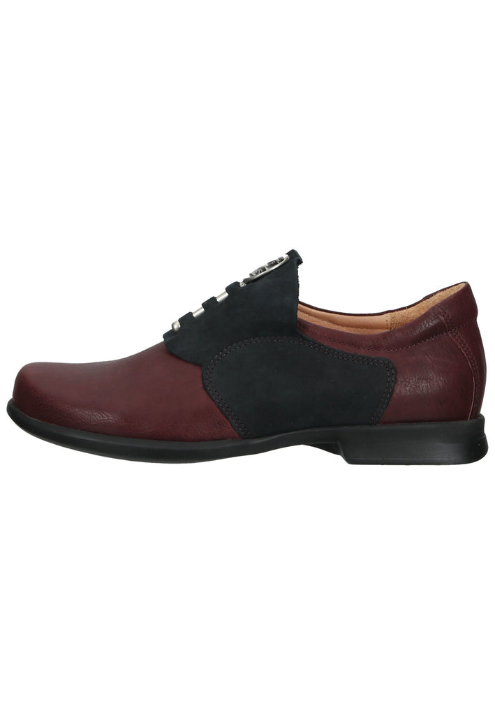 Slipper Think! Slipper Leder Rubinrot
