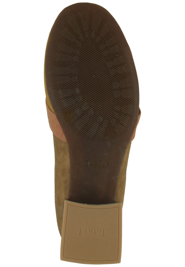 Slipper Think! Slipper Veloursleder Braun