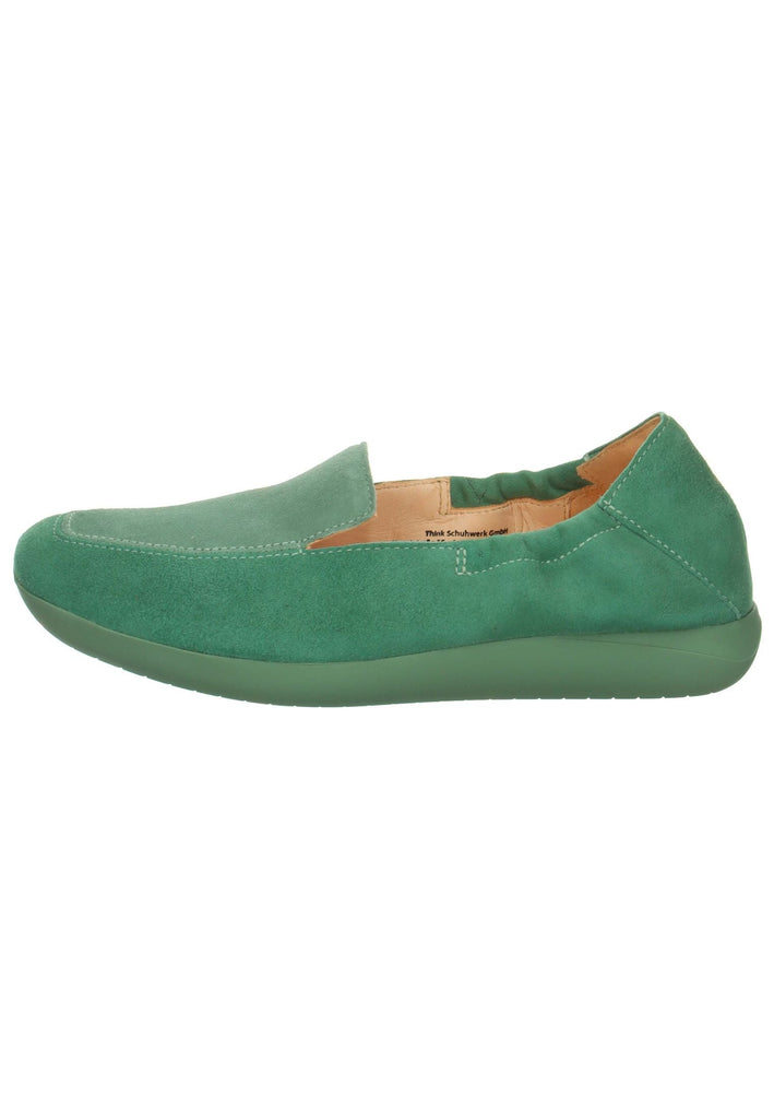 Slipper Think! Slipper Veloursleder Türkis
