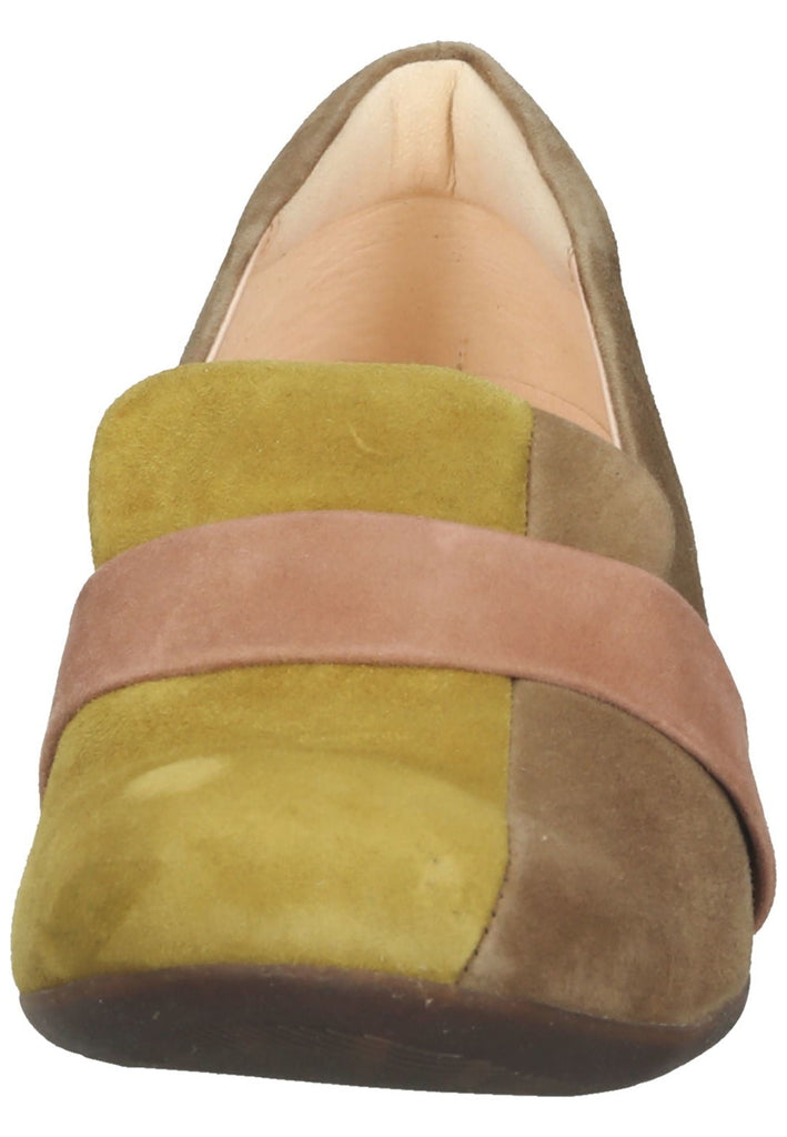 Think! Slipper Veloursleder Braun