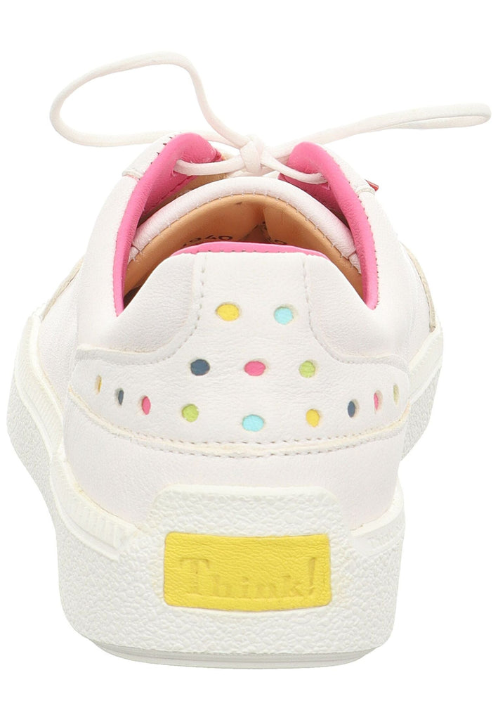 Think! Sneaker Leder/Textil Weiß Kombi