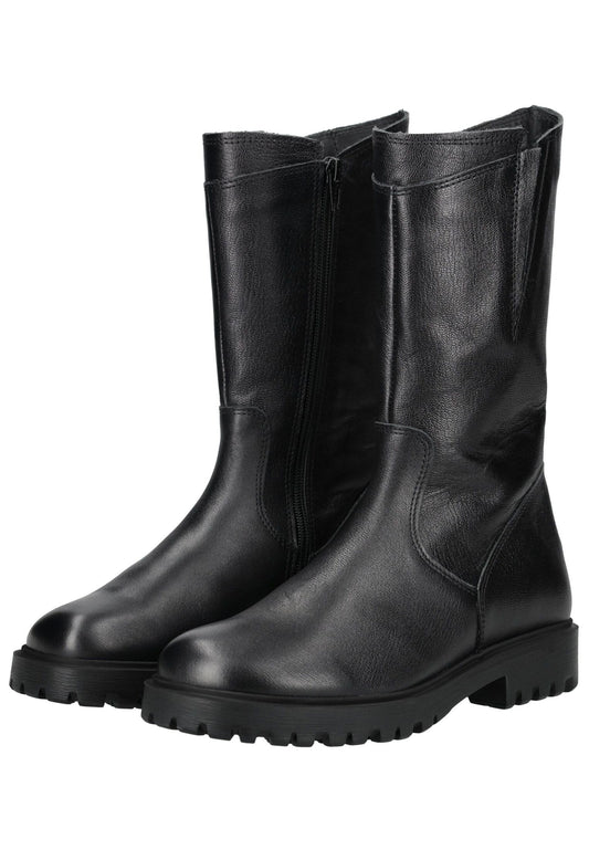 Think! Stiefel Leder Schwarz