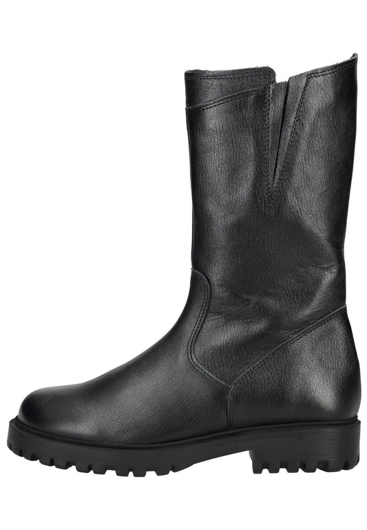 Think! Stiefel Leder Schwarz