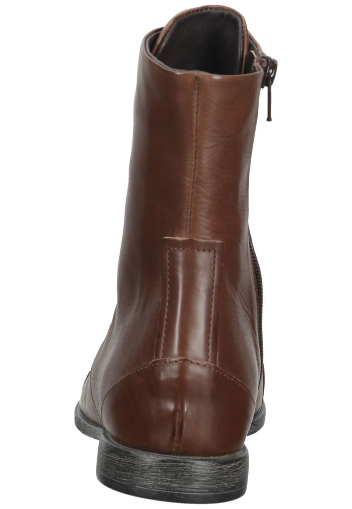 Think! Stiefelette Glattleder Dunkelbraun