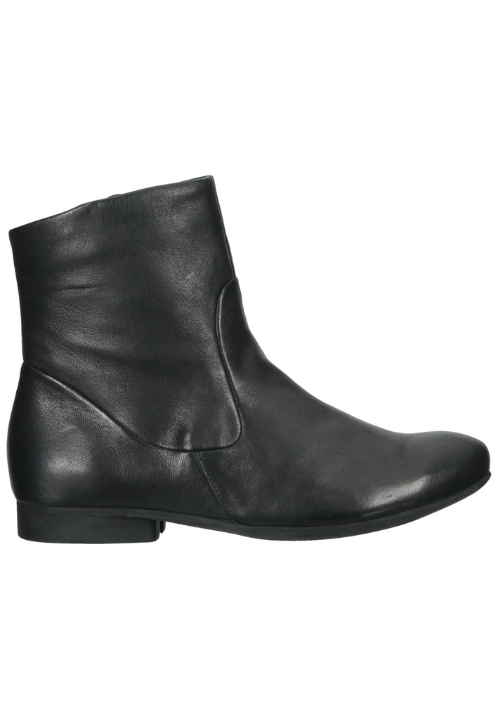 Think! Stiefelette Glattleder Schwarz