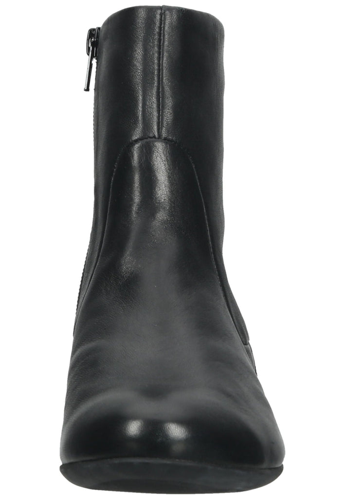 Think! Stiefelette Glattleder Schwarz