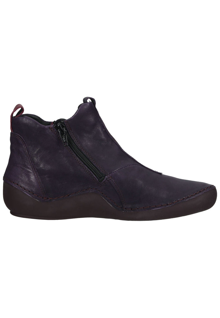 Think! Stiefelette Glattleder Violett