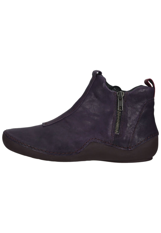 Think! Stiefelette Glattleder Violett