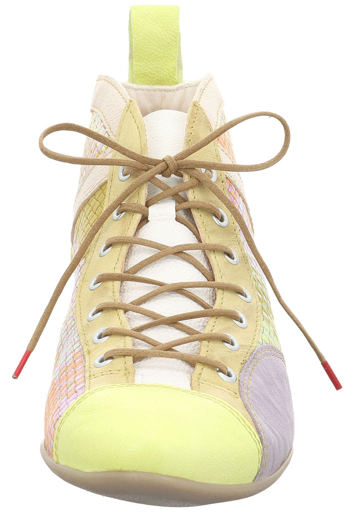 Think! Stiefelette Leder Grün/Kombi